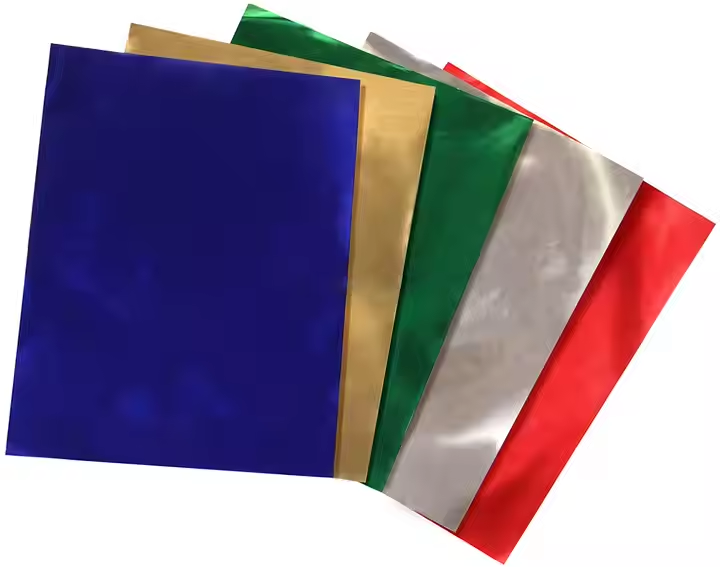 Feuilles d’aluminium pour emballage tablette gâteau X50PCS